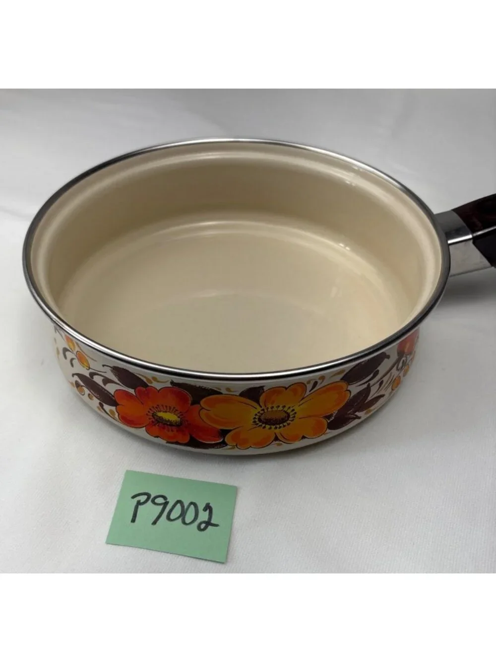 Sanko Ware Moneta Floral Enamel 8